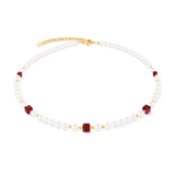 Collana Cocktail Pearls Ruby