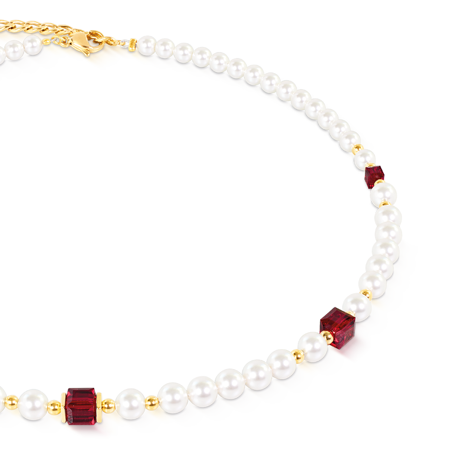 Collana Cocktail Pearls Ruby
