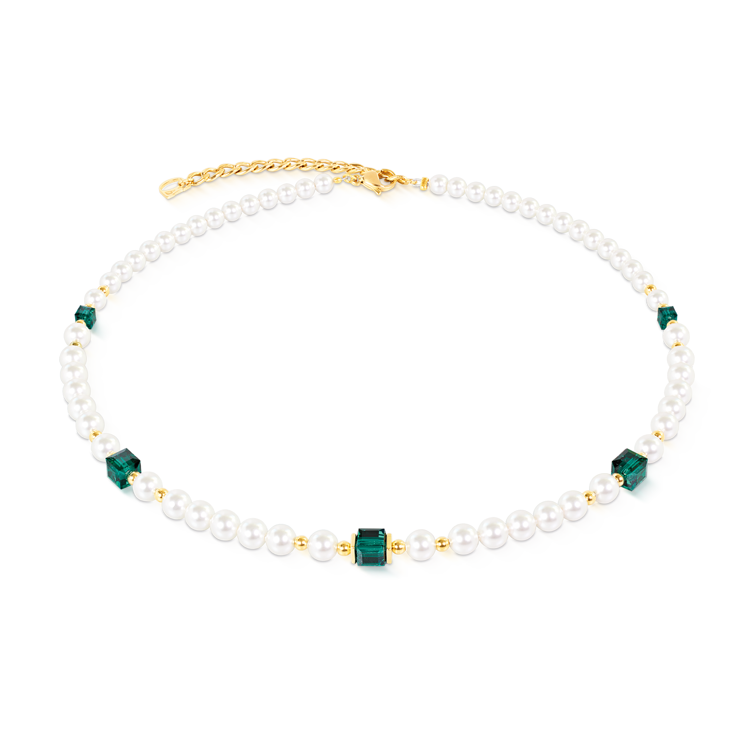 Collana Cocktail Pearls Emerald