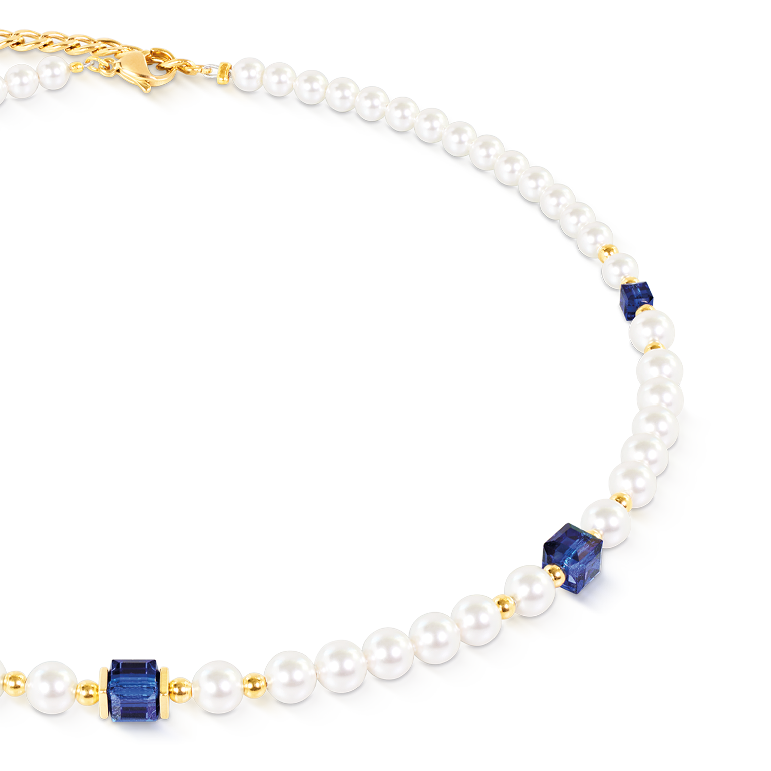 Collana Cocktail Pearls Sapphire