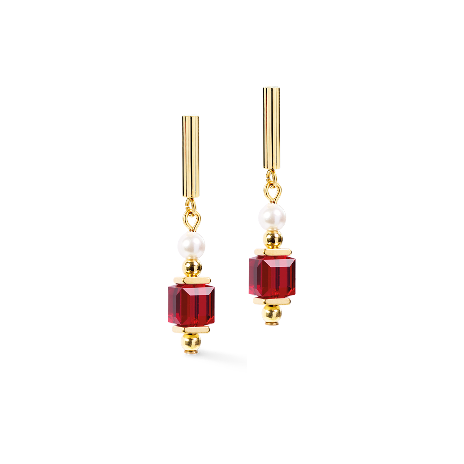 Orecchini Cocktail Pearls Ruby