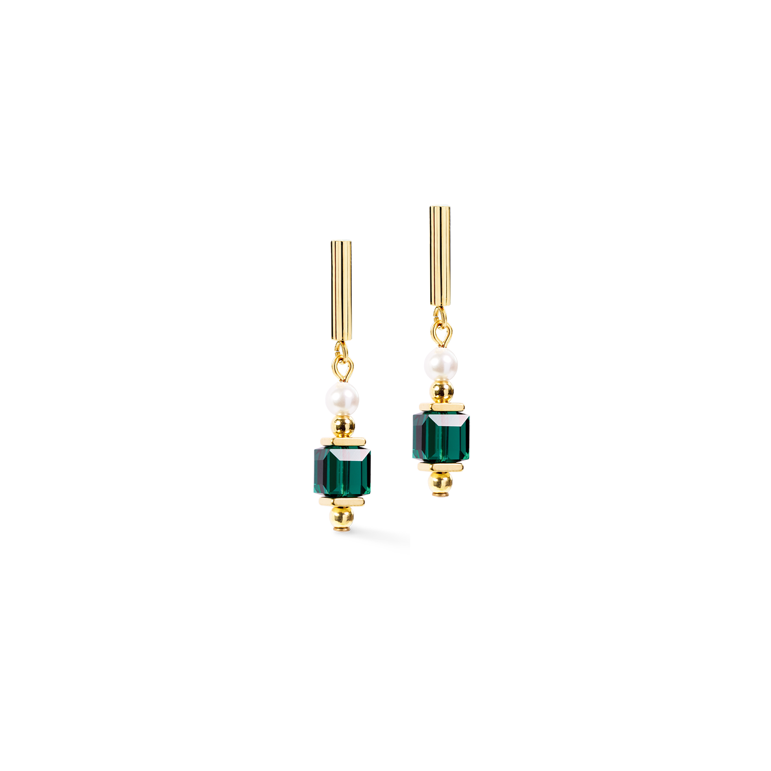 Orecchini Cocktail Pearls Emerald
