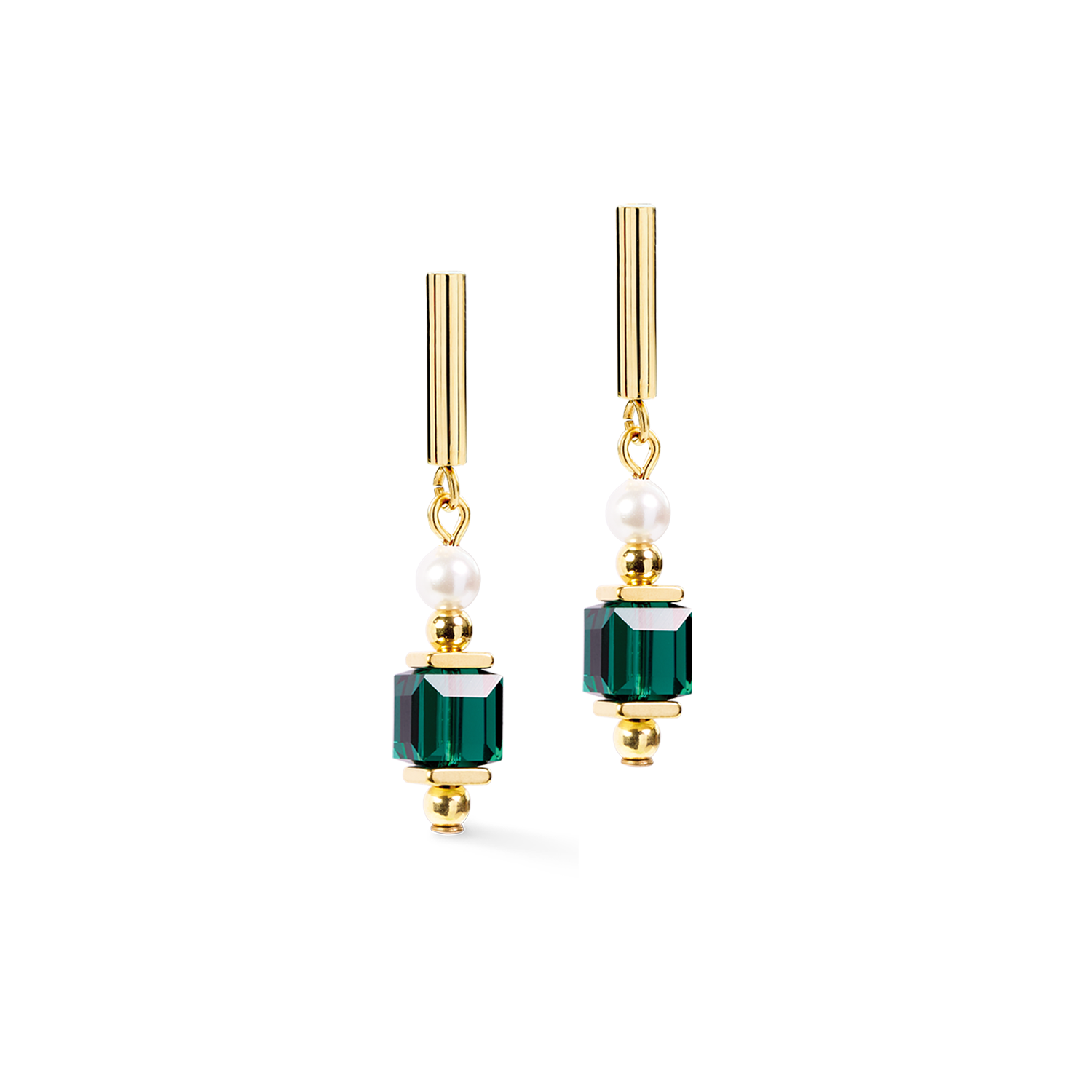 Orecchini Cocktail Pearls Emerald
