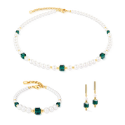 Orecchini Cocktail Pearls Emerald