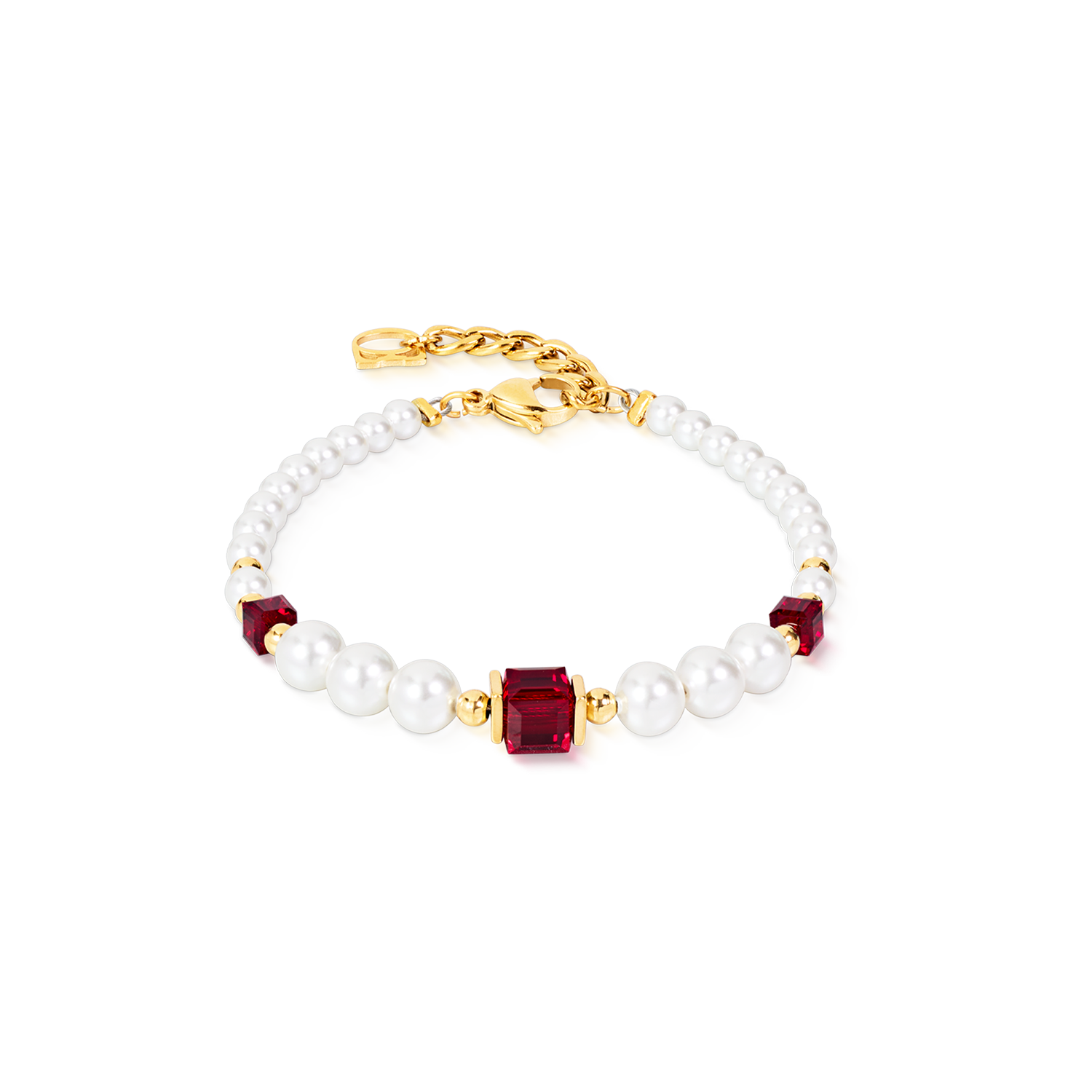 Bracciale Cocktail Pearls Ruby