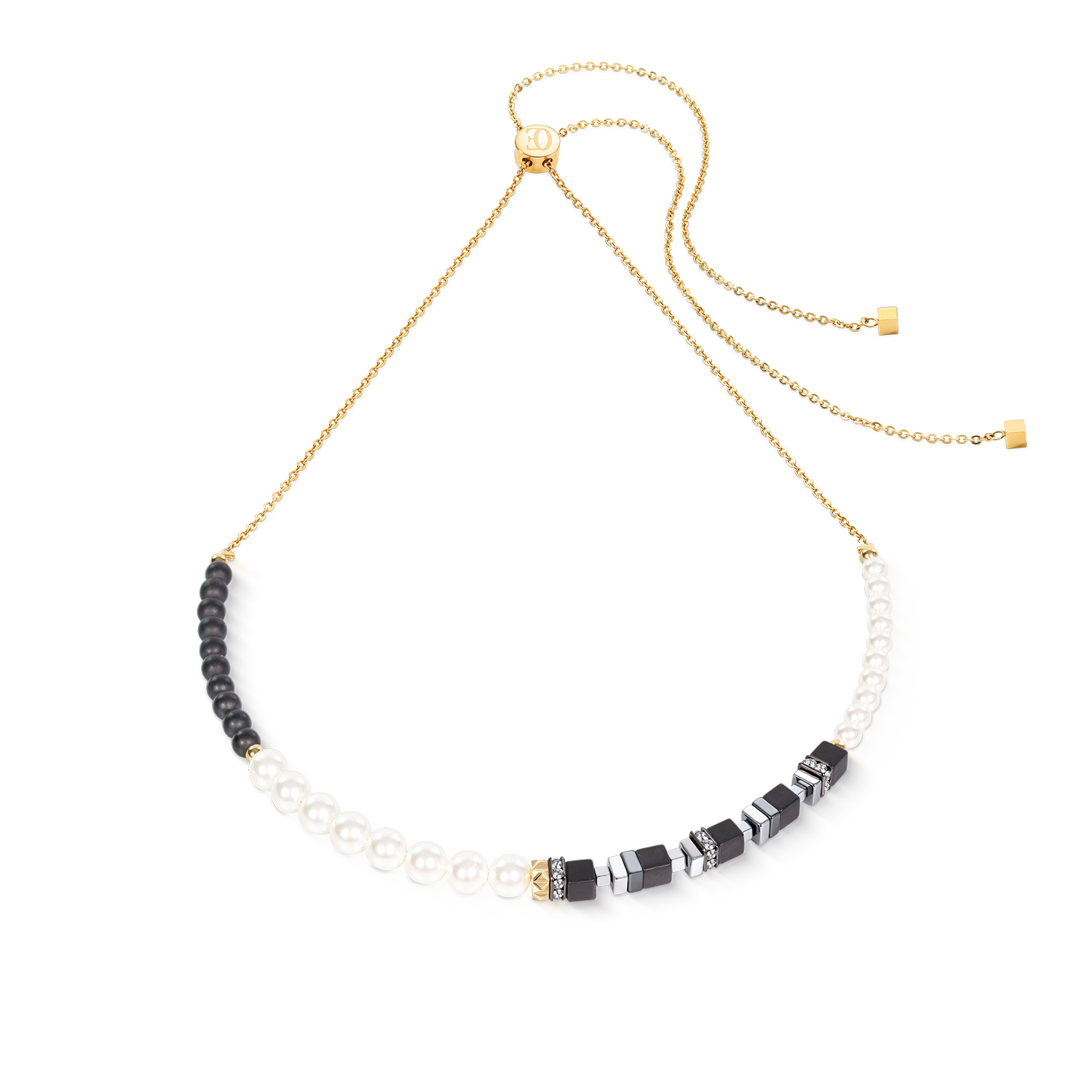 Collana Precious Fusion Offset Slider Onyx