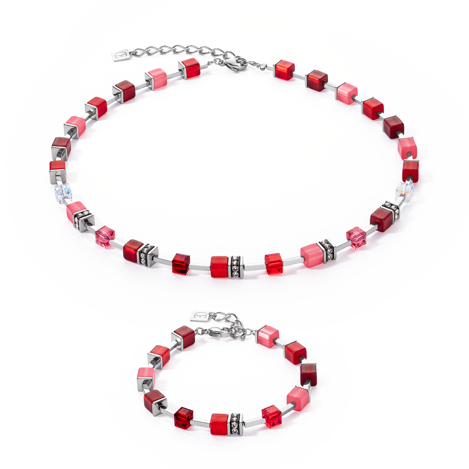 Collana GeoCUBE® Iconic Pure Rosso