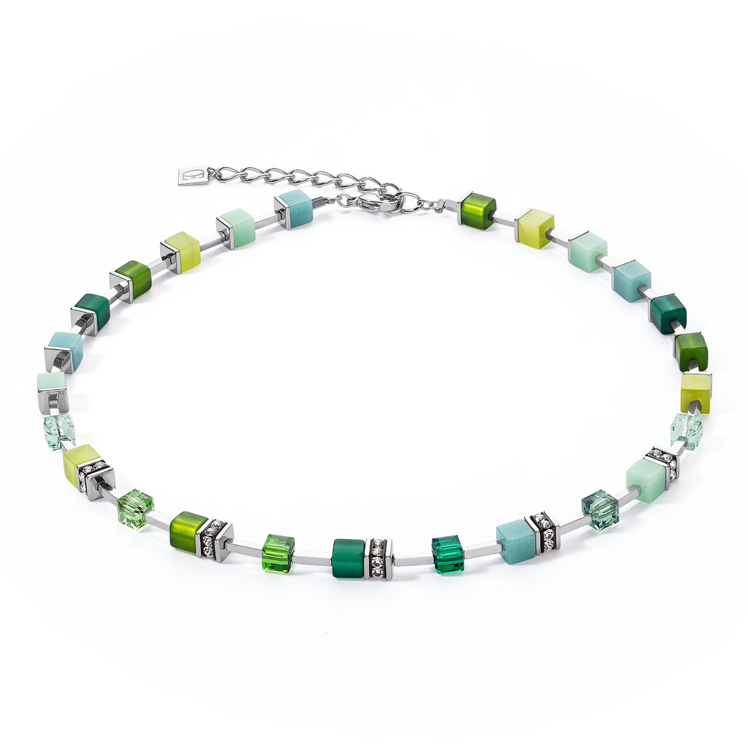 Collana GeoCUBE® Iconic Pure Verde