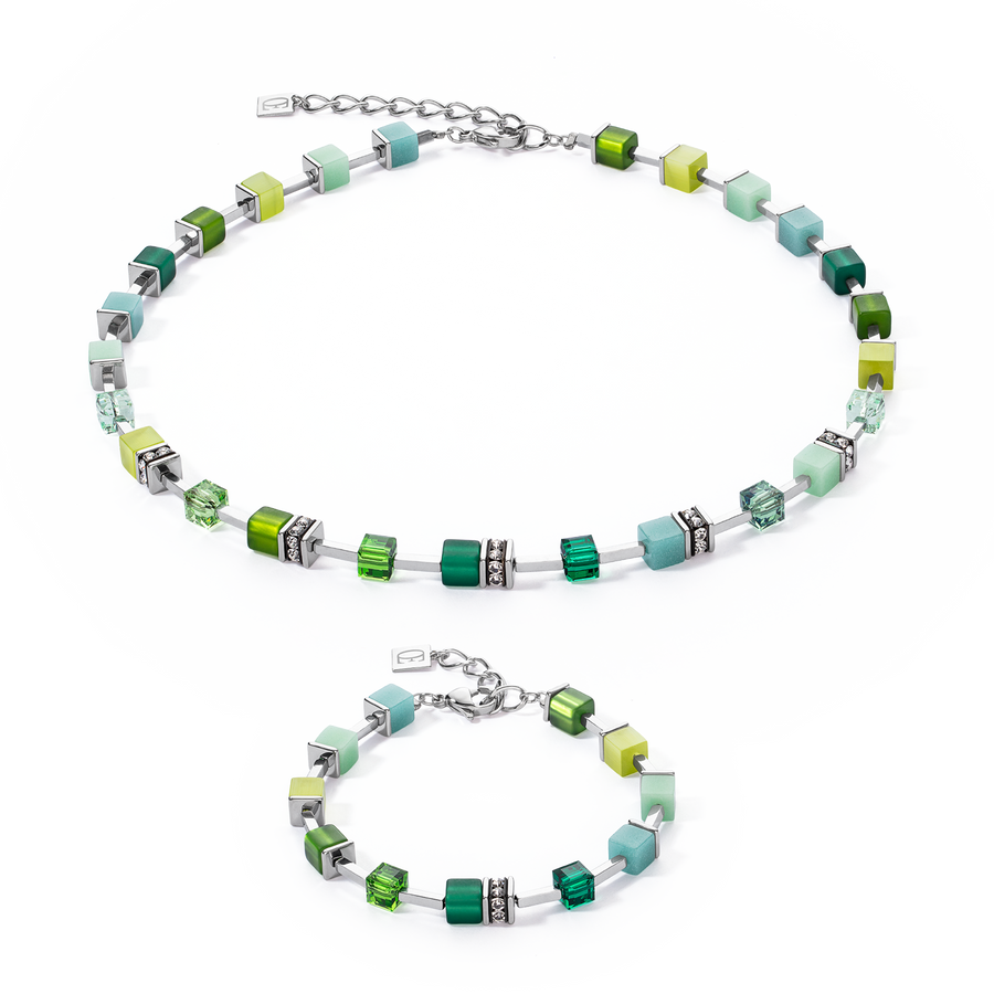 Collana GeoCUBE® Iconic Pure Verde