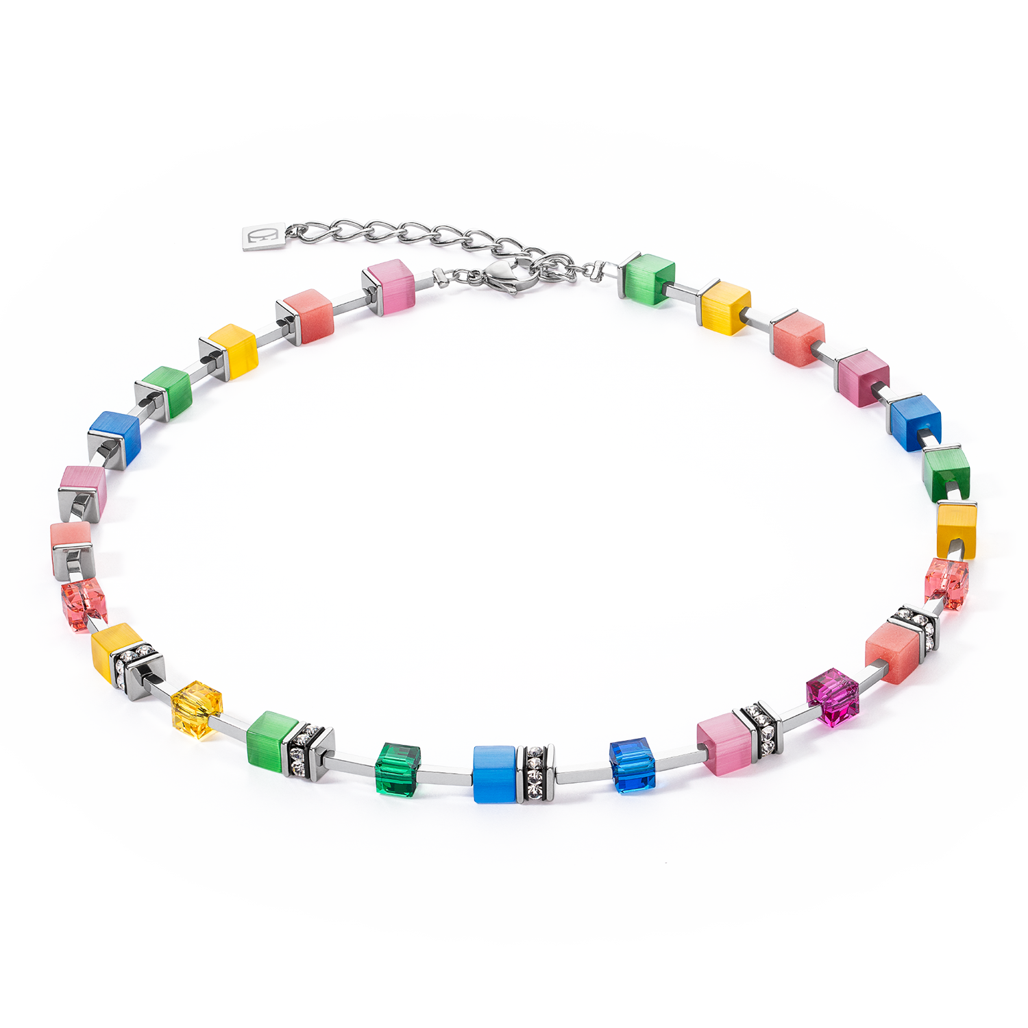 Collana GeoCUBE® Iconic Pure Rainbow