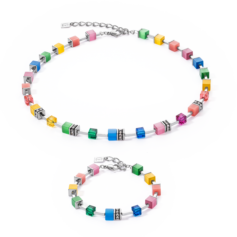 Collana GeoCUBE® Iconic Pure Rainbow