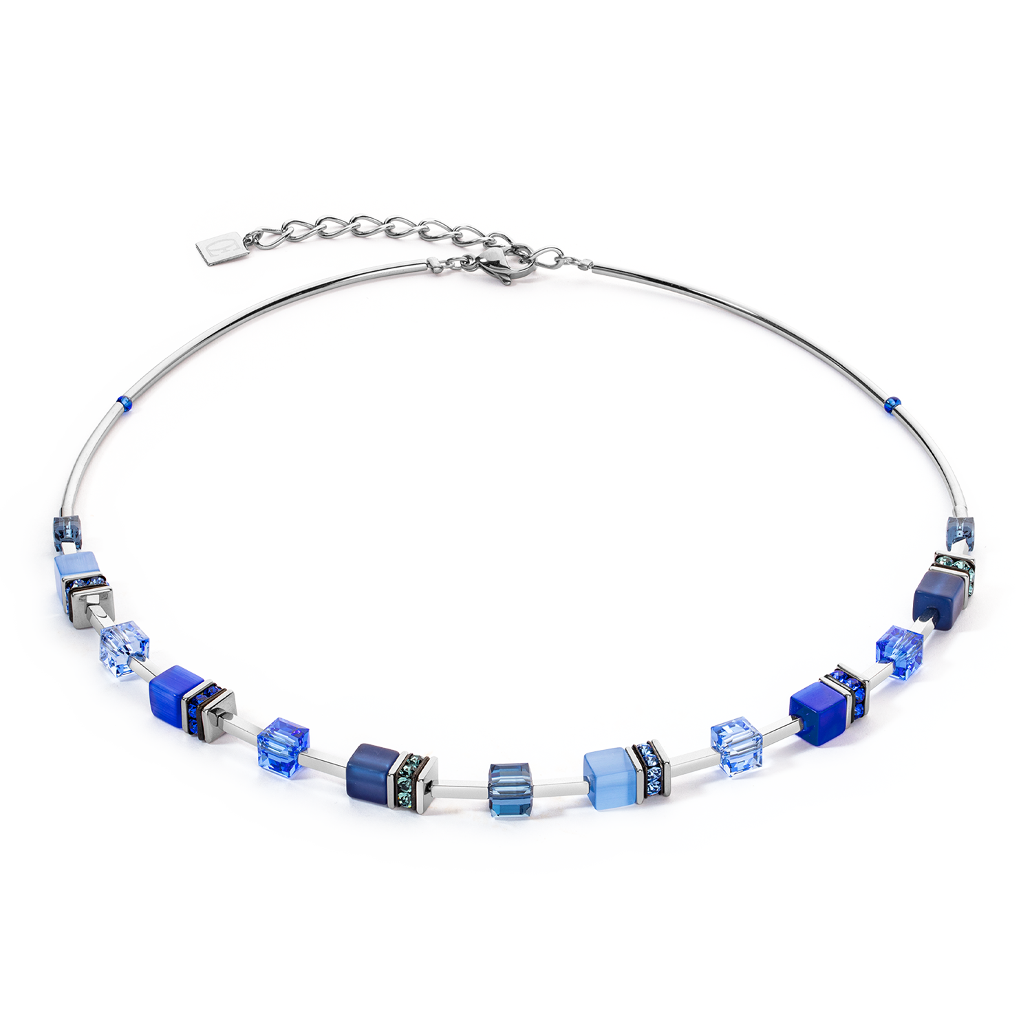 Collana GeoCUBE® Iconic Lite Blu