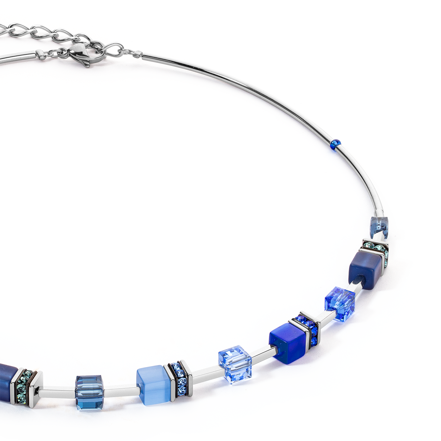 Collana GeoCUBE® Iconic Lite Blu