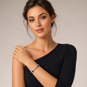 COEUR DE LION Bracciale Cube Eclipse Onyx – indossato