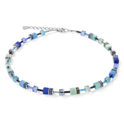 Collana GeoCUBE® blu-verde