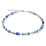 Collana GeoCUBE® blu-verde