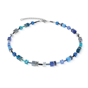 Collana GeoCUBE® Iconic Azure Spirit argento