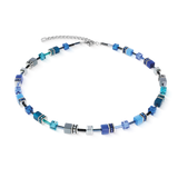 Collana GeoCUBE® Iconic Azure Spirit argento
