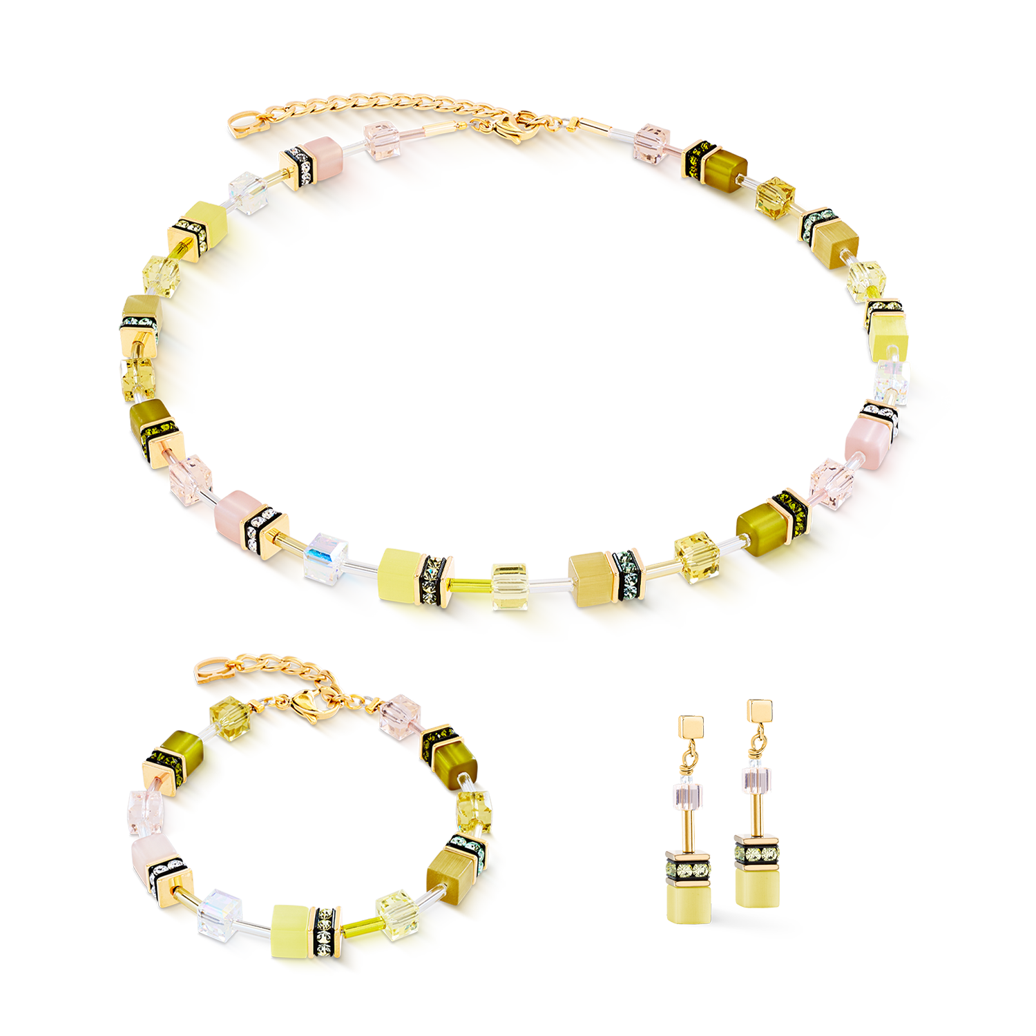 Collana GeoCUBE® Iconic Olive Blossom