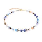 Collana GeoCUBE® Iconic Azure Glow oro