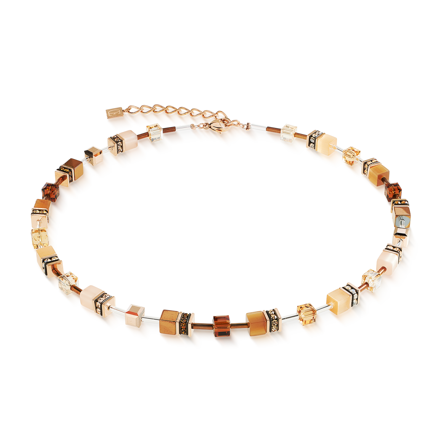 Collana GeoCUBE® Iconic Mocha Mousse