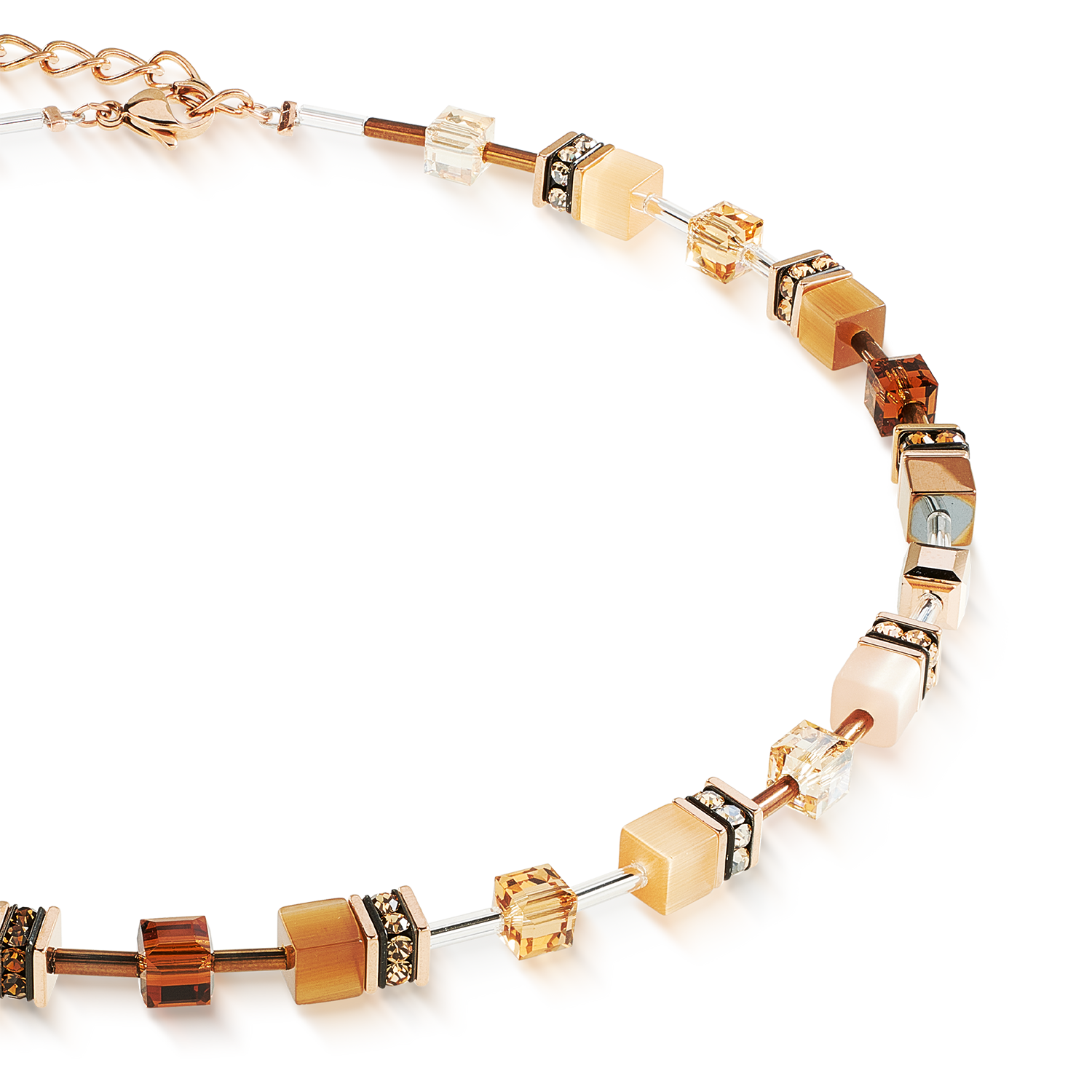 Collana GeoCUBE® Iconic Mocha Mousse