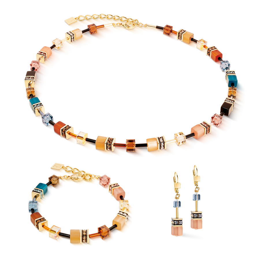Collana GeoCUBE® Iconic Earth Mirage oro
