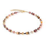 Collana GeoCUBE® Iconic golden Blush