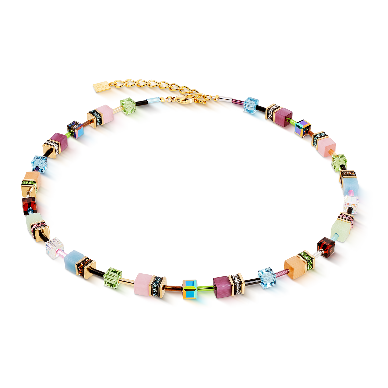 Collana GeoCUBE® Iconic Art Nouveau oro