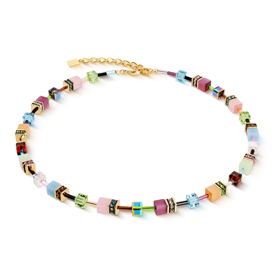 Collana GeoCUBE® Iconic Art Nouveau oro