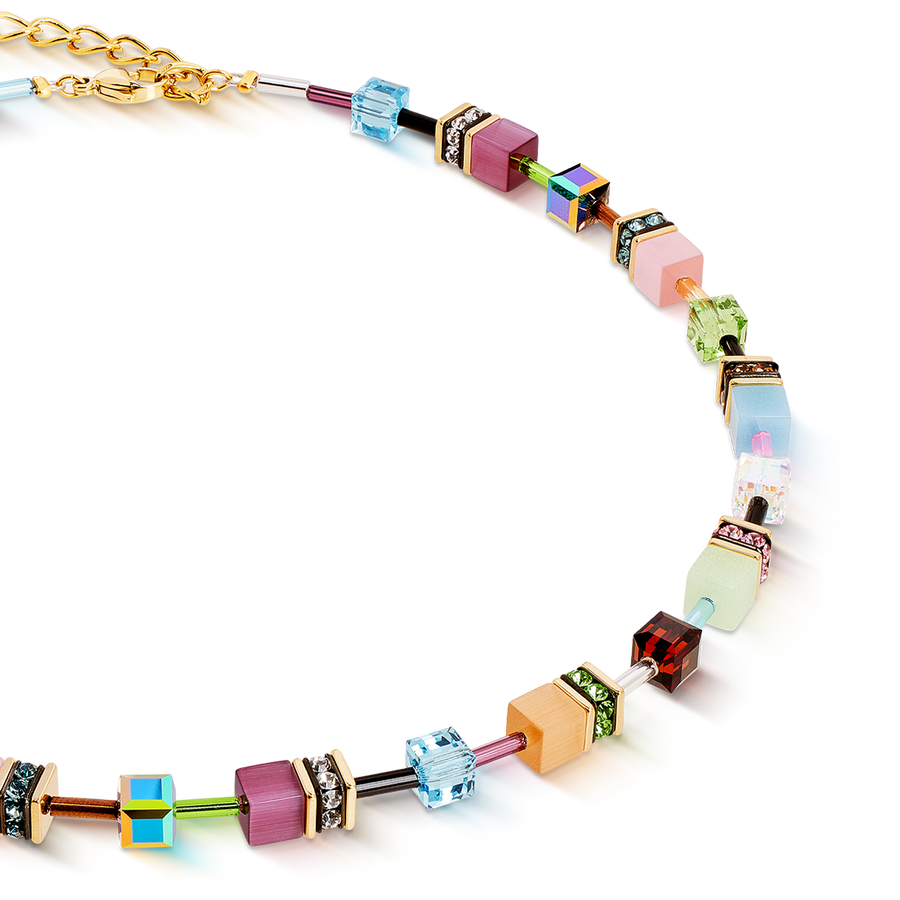 Collana GeoCUBE® Iconic Art Nouveau oro