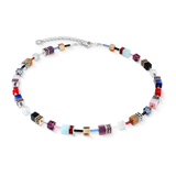 Collana GeoCUBE® Iconic Love Energy argento