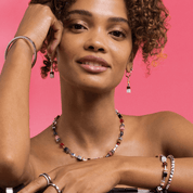 Collana GeoCUBE® Iconic Love Energy argento