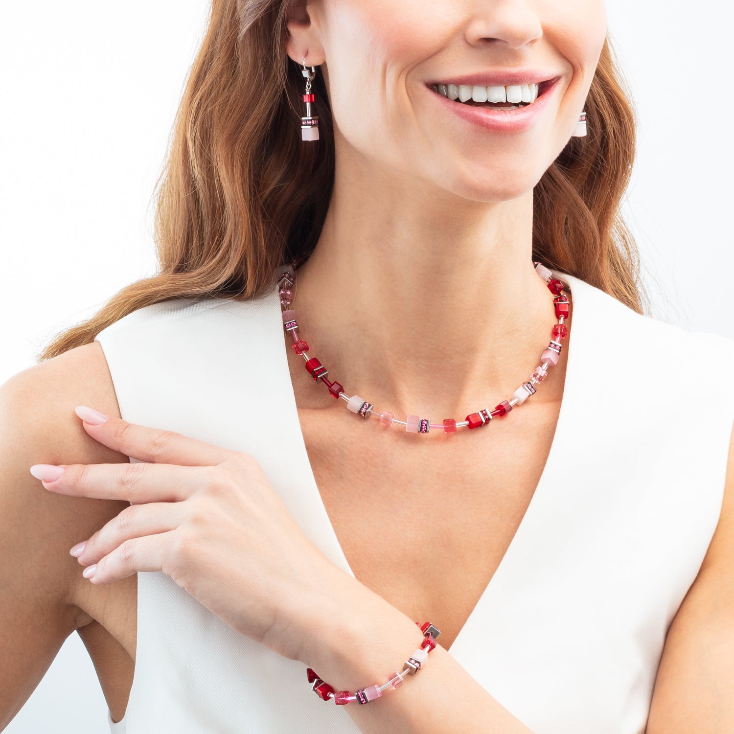 Collana GeoCUBE® Iconic rosé blush