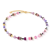 Collana GeoCUBE® Iconic rosa-lilla