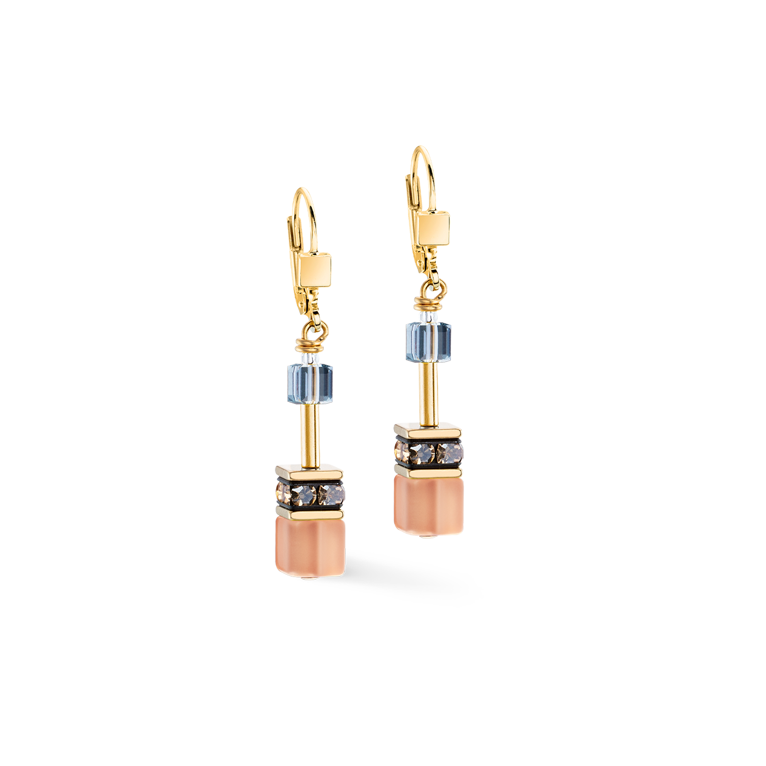 Orecchini GeoCUBE® Iconic Earth Mirage oro