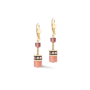 Orecchini GeoCUBE® Iconic golden Blush