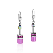 Orecchini GeoCUBE® pink