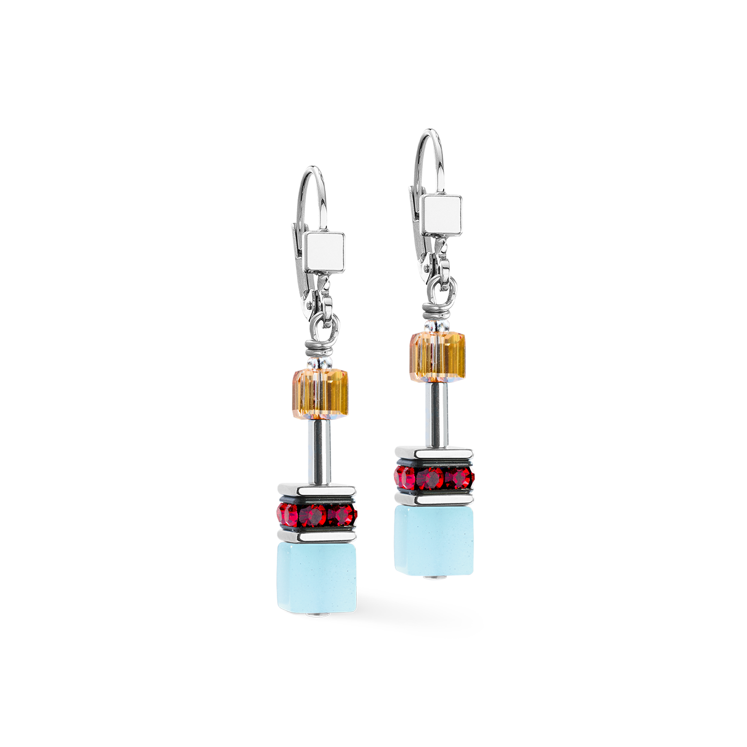Orecchini GeoCUBE® Iconic Love Energy argento
