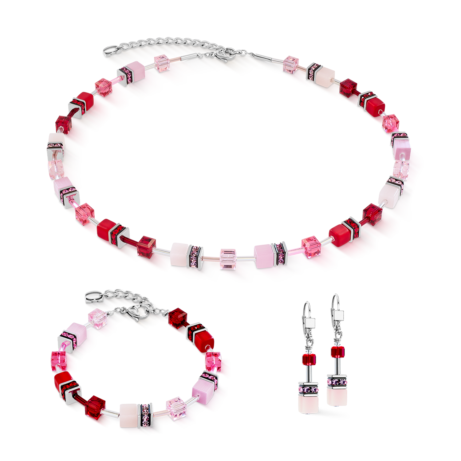 Orecchini GeoCUBE® Iconic rosé blush
