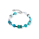 Bracciale GeoCUBE® Iconic Teal argento