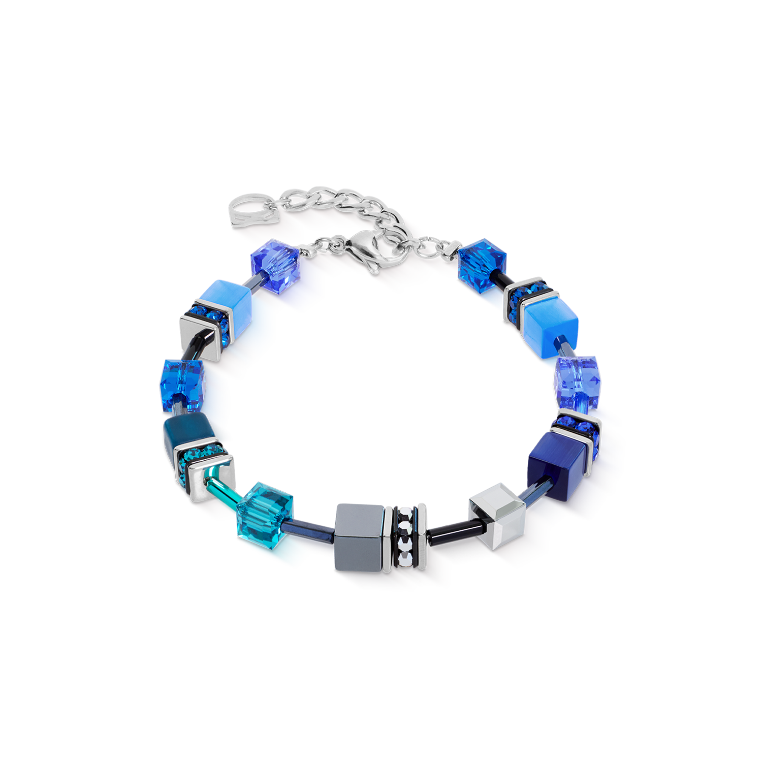 Bracciale GeoCUBE® Iconic Azure Spirit argento