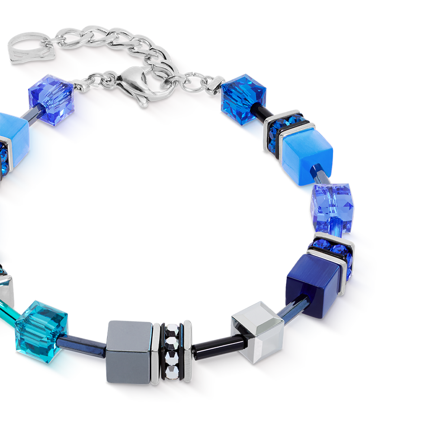 Bracciale GeoCUBE® Iconic Azure Spirit argento