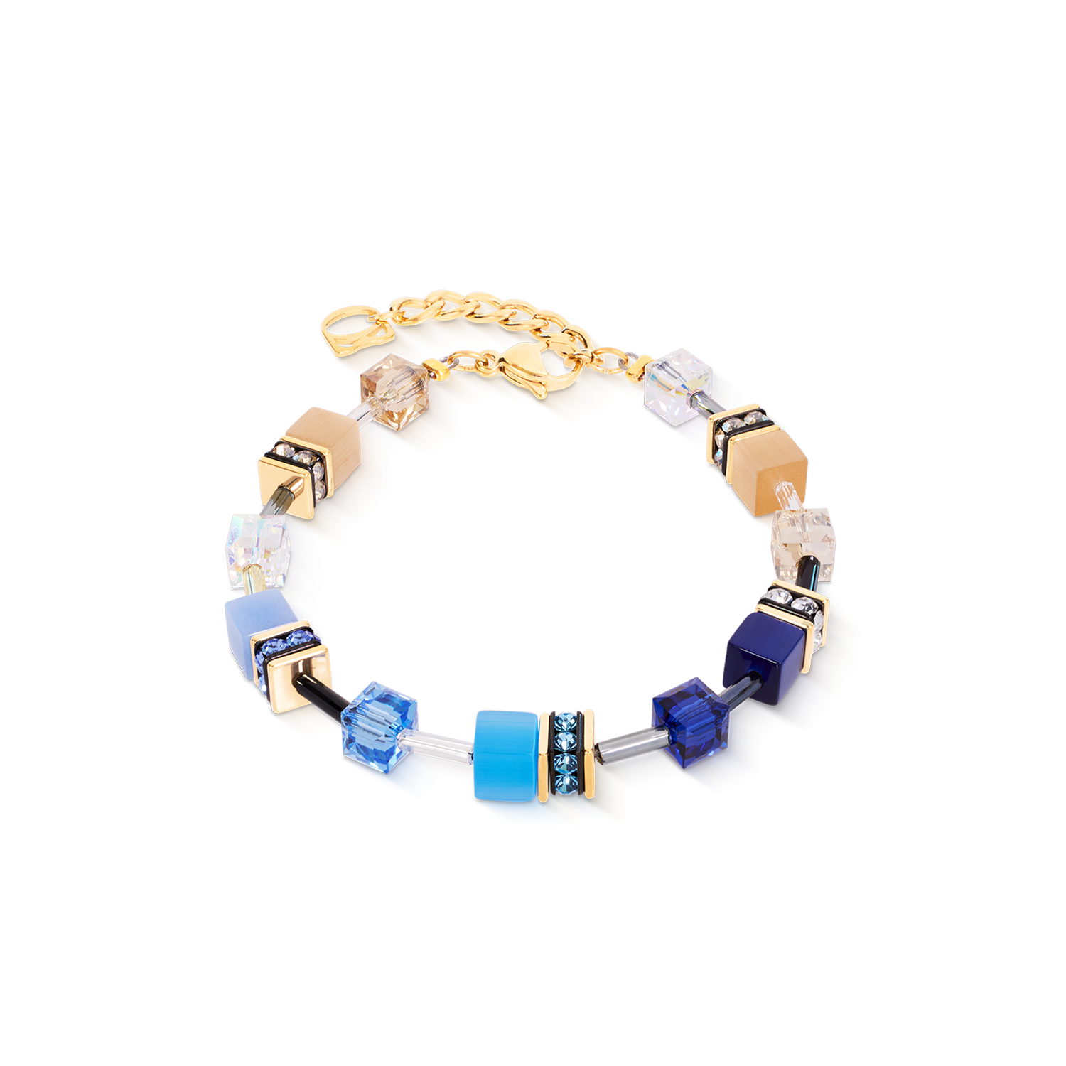 Bracciale GeoCUBE® Iconic Azure Glow oro