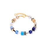 Bracciale GeoCUBE® Iconic Azure Glow oro