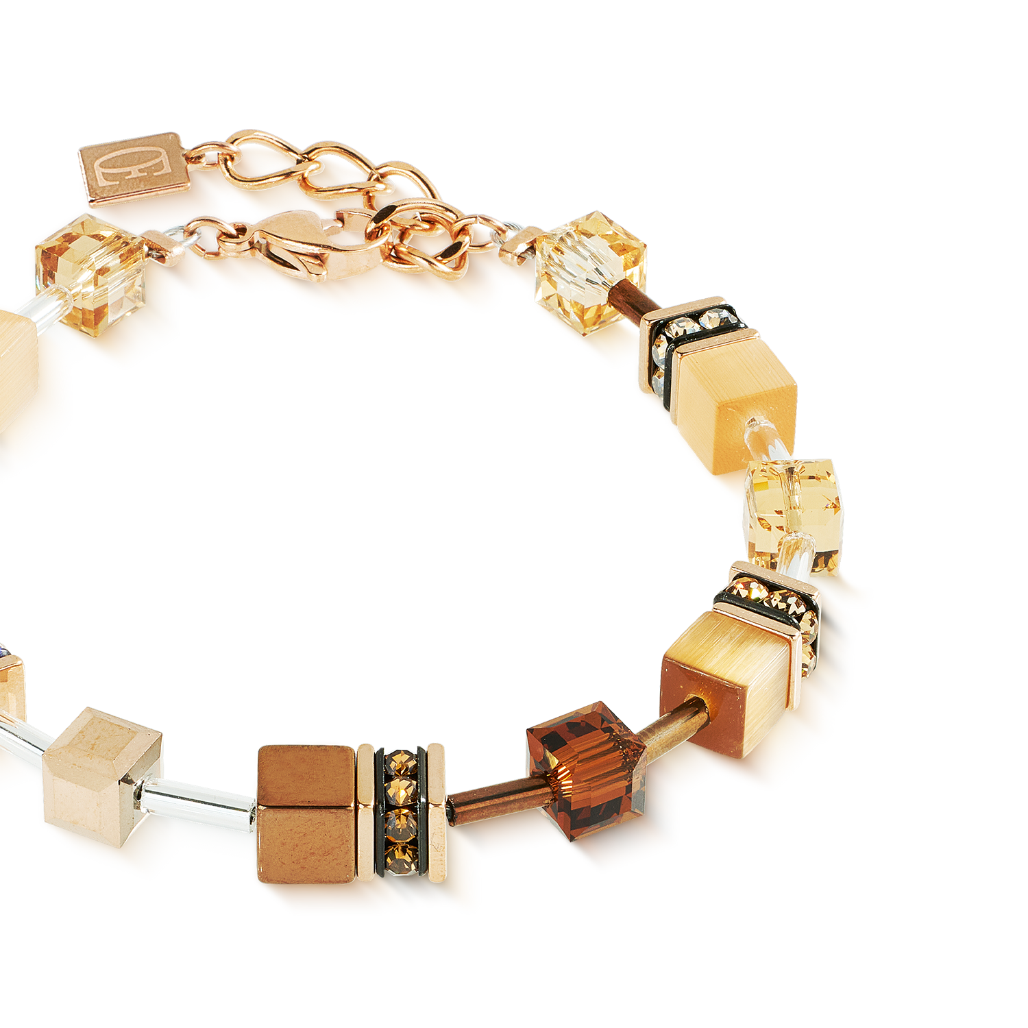 Bracciale Iconico GeoCUBE® Mocha Mousse