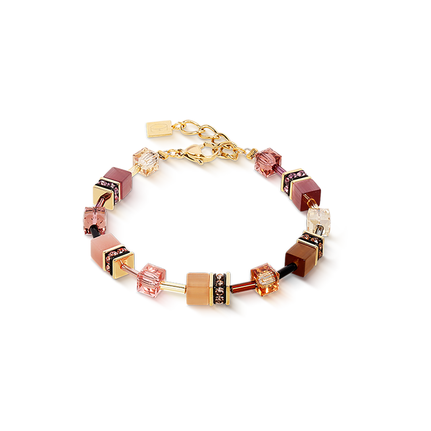 Bracciale GeoCUBE® Iconic golden Blush