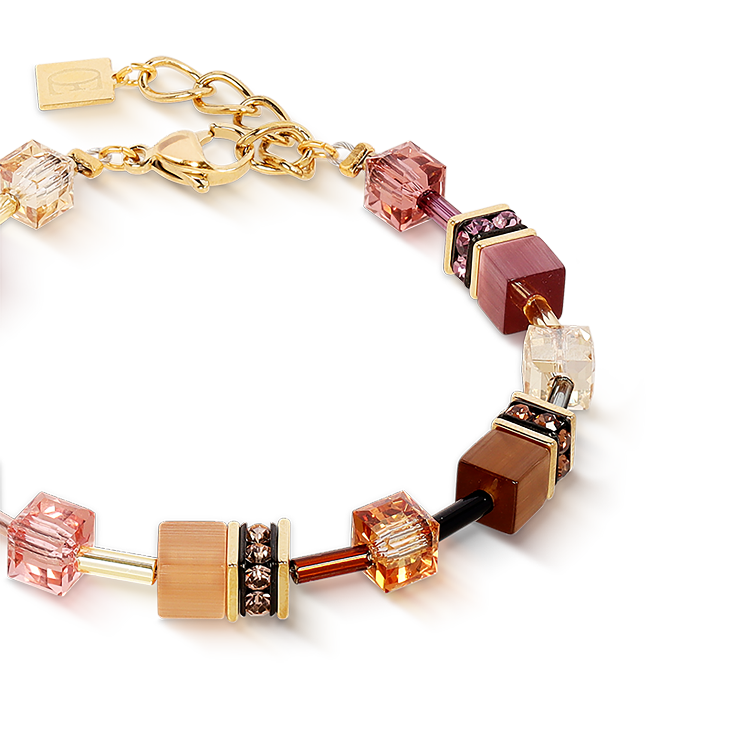 Bracciale GeoCUBE® Iconic golden Blush