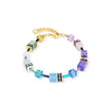 Bracciale GeoCUBE® Iconic Multicolor Boho oro