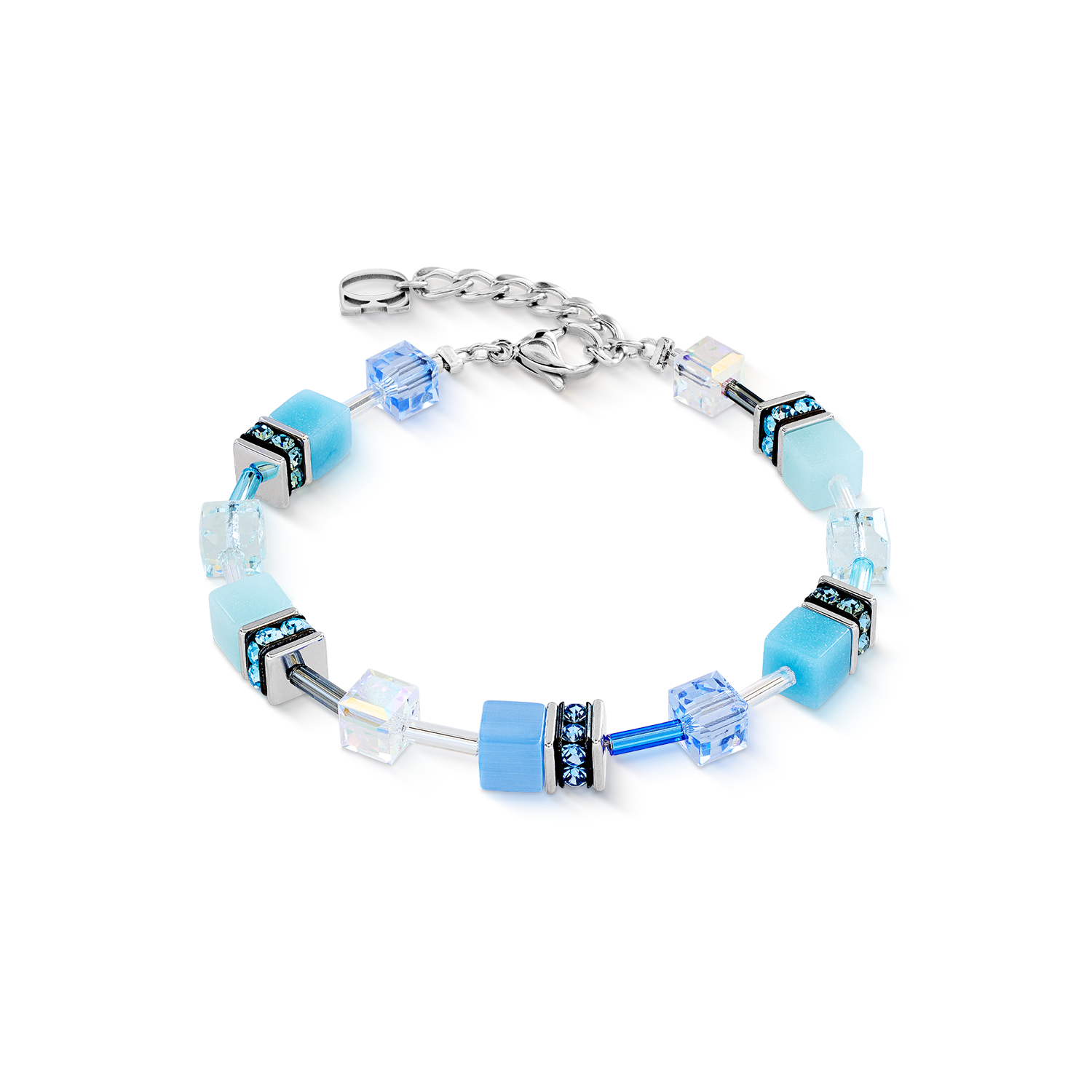 Bracciale GeoCUBE® Iconic acqua-blu